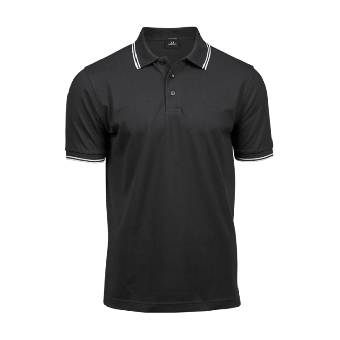 Luxury Stripe Stretch Polo - Bild 3