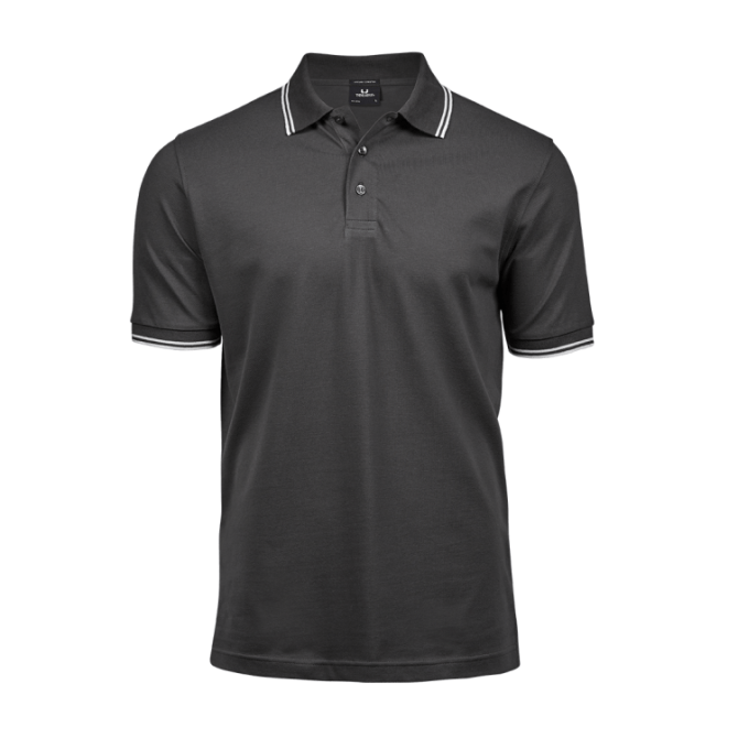 Luxury Stripe Stretch Polo - Bild 4