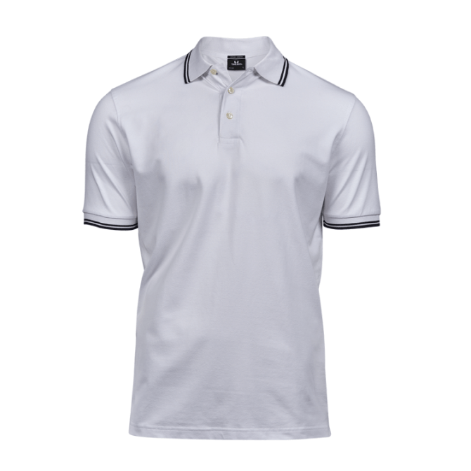 Luxury Stripe Stretch Polo - Bild 5