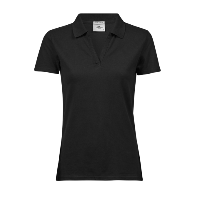 women's luxury stretch v-neck polo - Bild 4