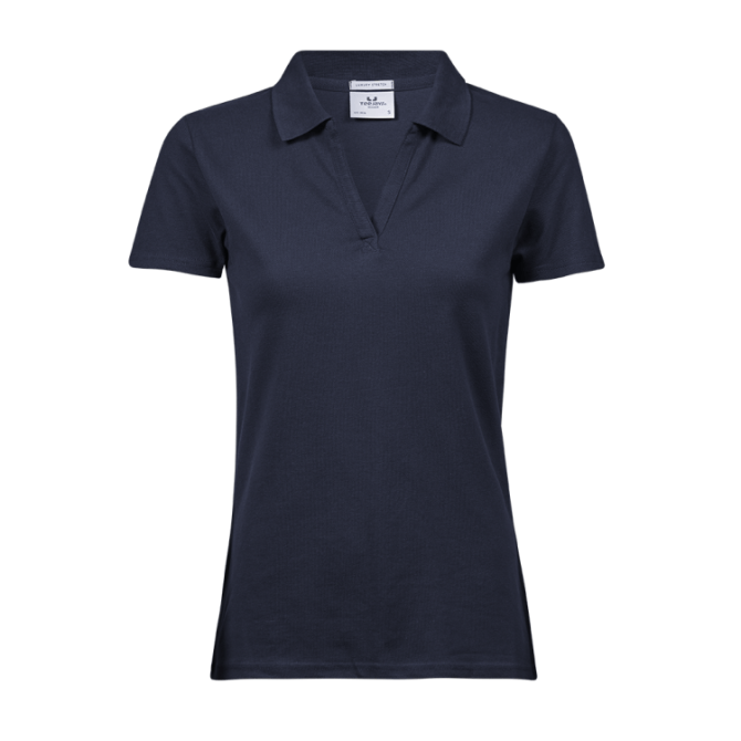 women's luxury stretch v-neck polo - Bild 3