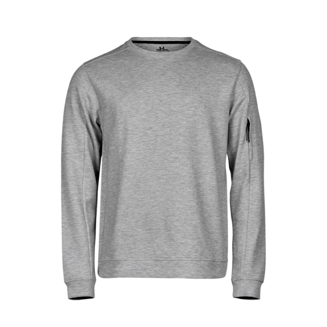 Athletic crew neck sweat