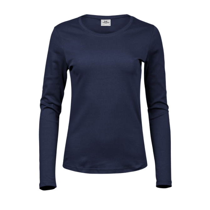 women's long sleeve interlock tee