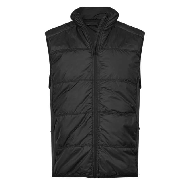 Hybrid-stretch bodywarmer