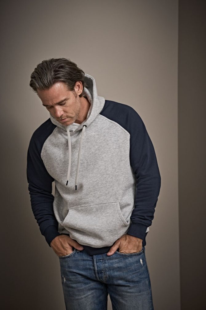 Two-Tone Hooded Sweatshirt - Bild 2