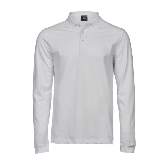 Luxury Stretch Long Sleeve Polo - Bild 3